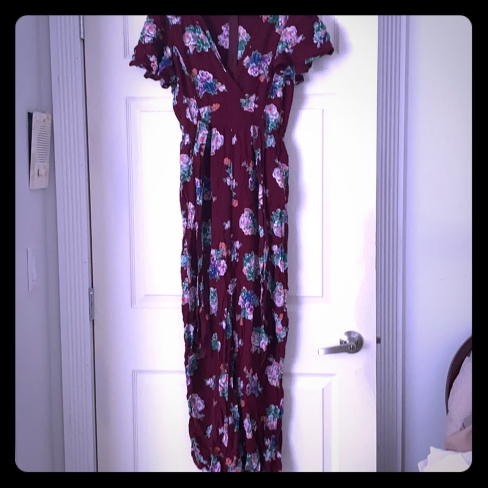 Abercrombie & Fitch floral jumpsuit